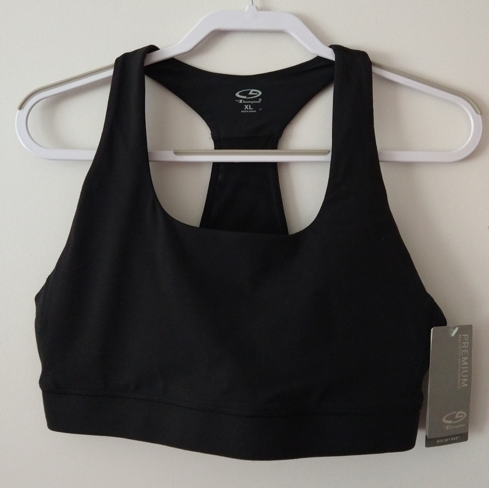 Champion XL Black Sports Bra